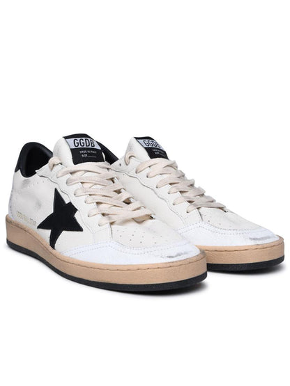Golden Goose – Ball Star – Weiße Ledersneaker