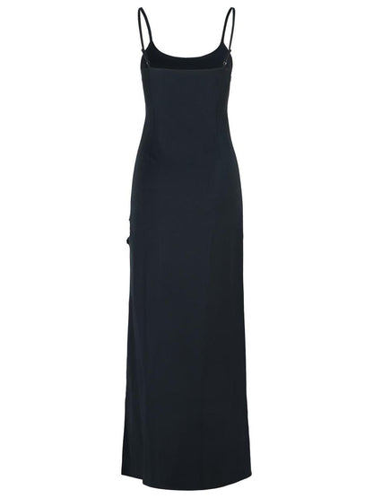 Schwarzes Kleid aus Baumwollmischung von Coperni