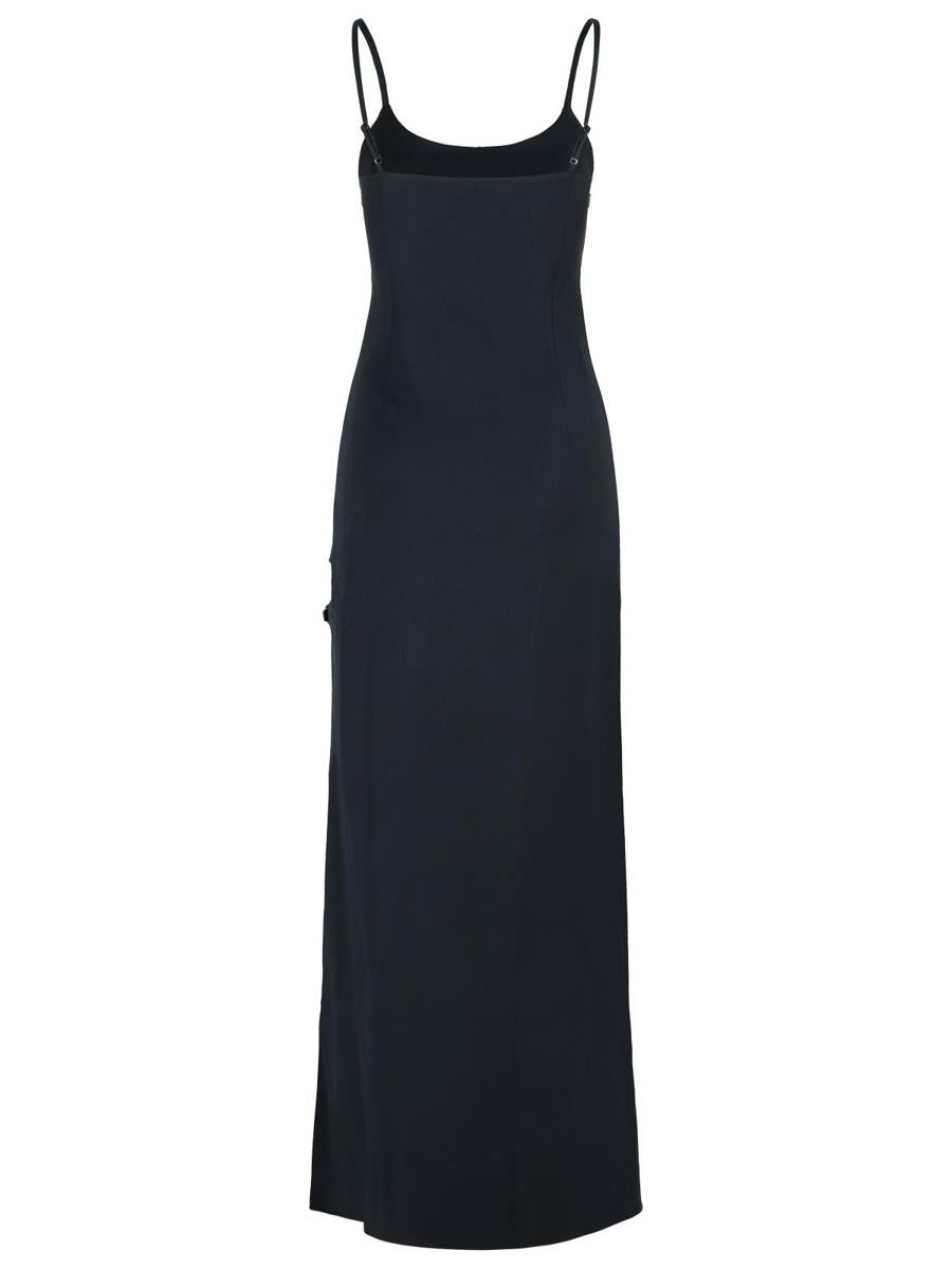 Schwarzes Kleid aus Baumwollmischung von Coperni