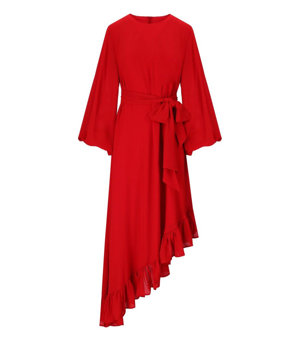 Essentiel Antwerp Iflower Rotes Kleid