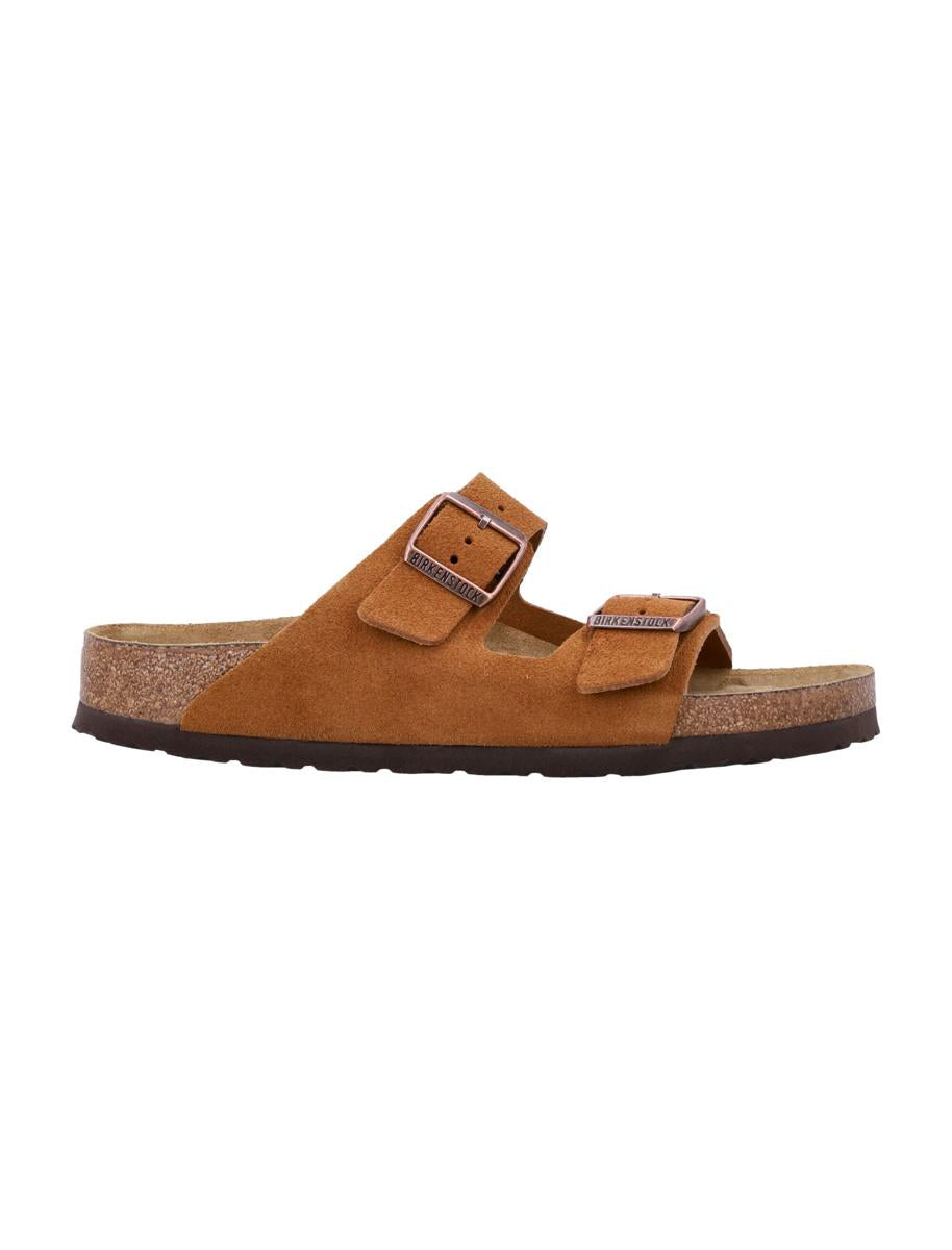 Birkenstock Wildleder Arizona Sandalen Nerzbraun