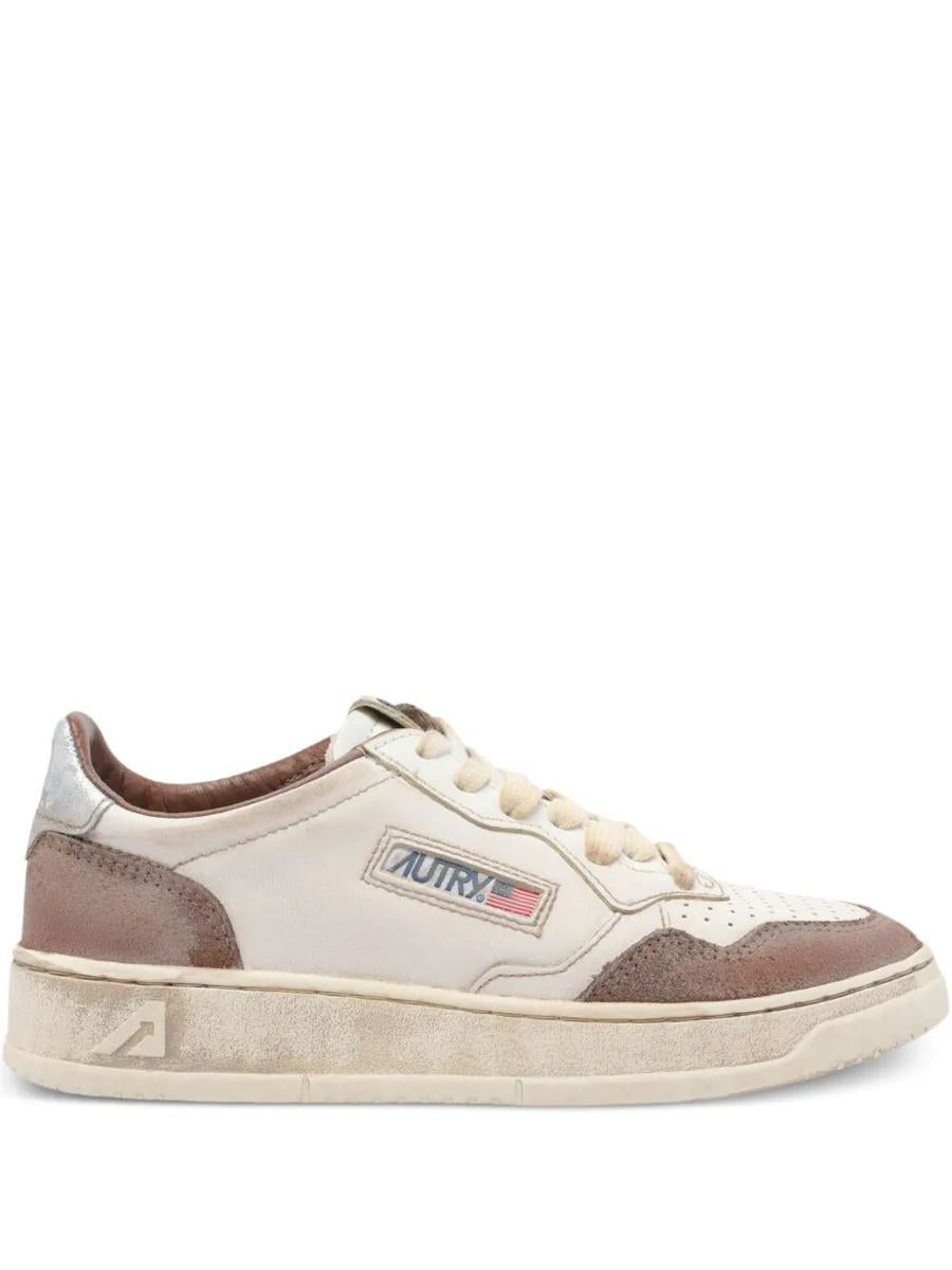 Autry Super Vintage Low Sneakers in Burnt und Silver Schuhe