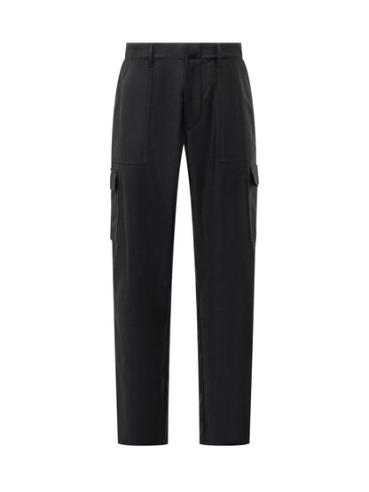 Etro Etro Herren Cargohose aus schwarzer Wolle