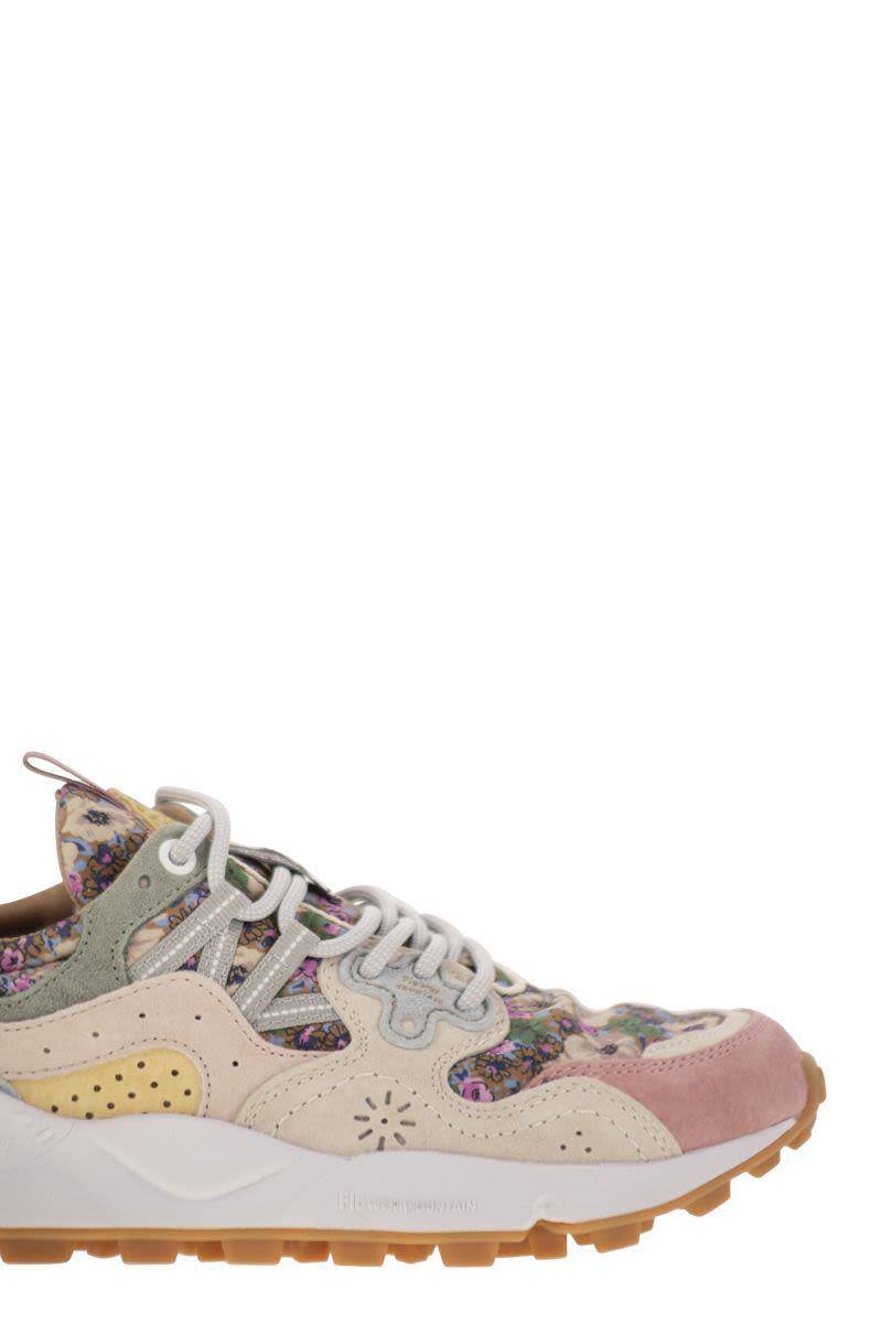 Flower Mountain Yamano 3 - Sneakers aus Wildleder und Funktionsgewebe