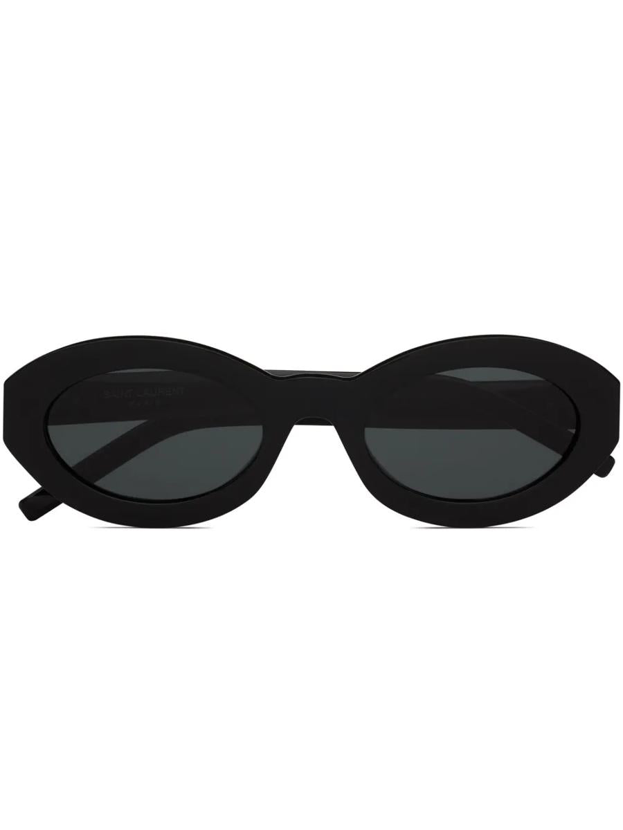 Saint Laurent SL M136 Sonnenbrille mit ovalem Rahmen