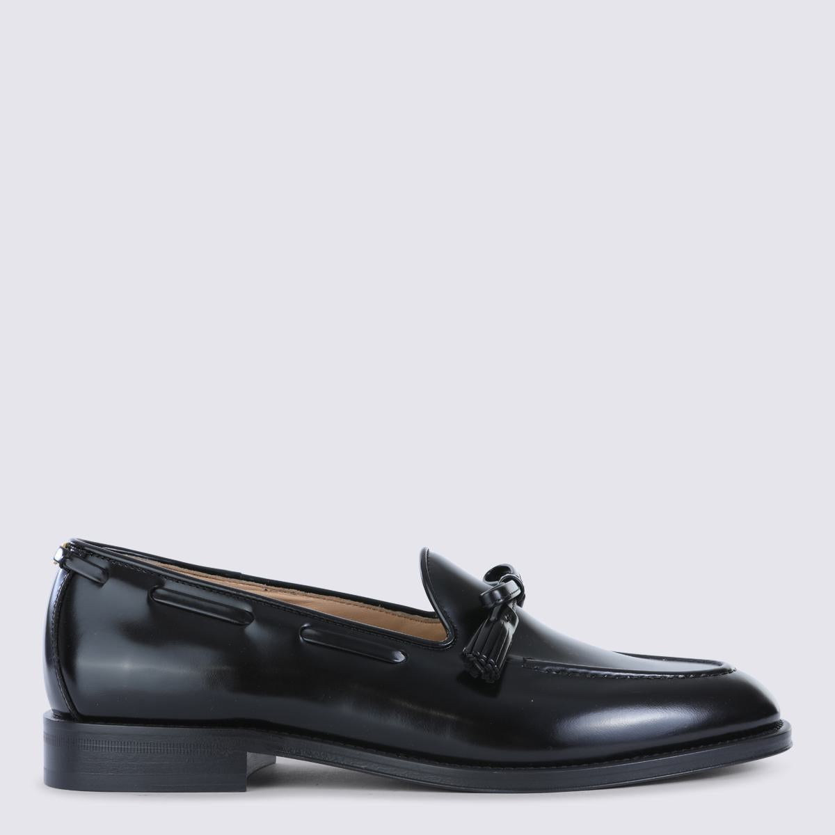 Valentino Garavani – Schwarze Leder-Loafer
