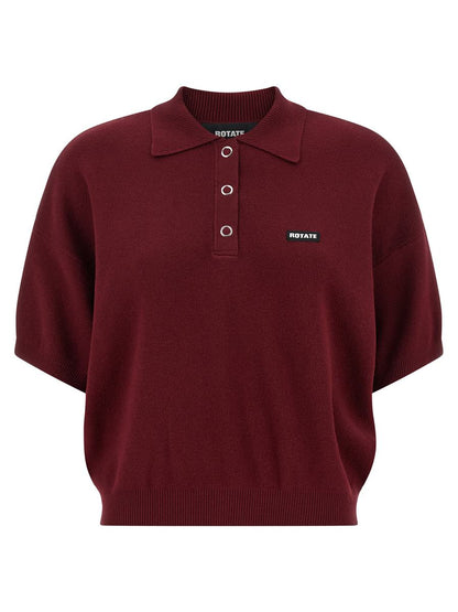 Rotate Birger Christensen – Slinky Knit – Poloshirt