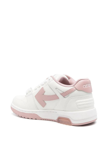 Off-White Out Of Office Kalbsleder Weiß - Rosa