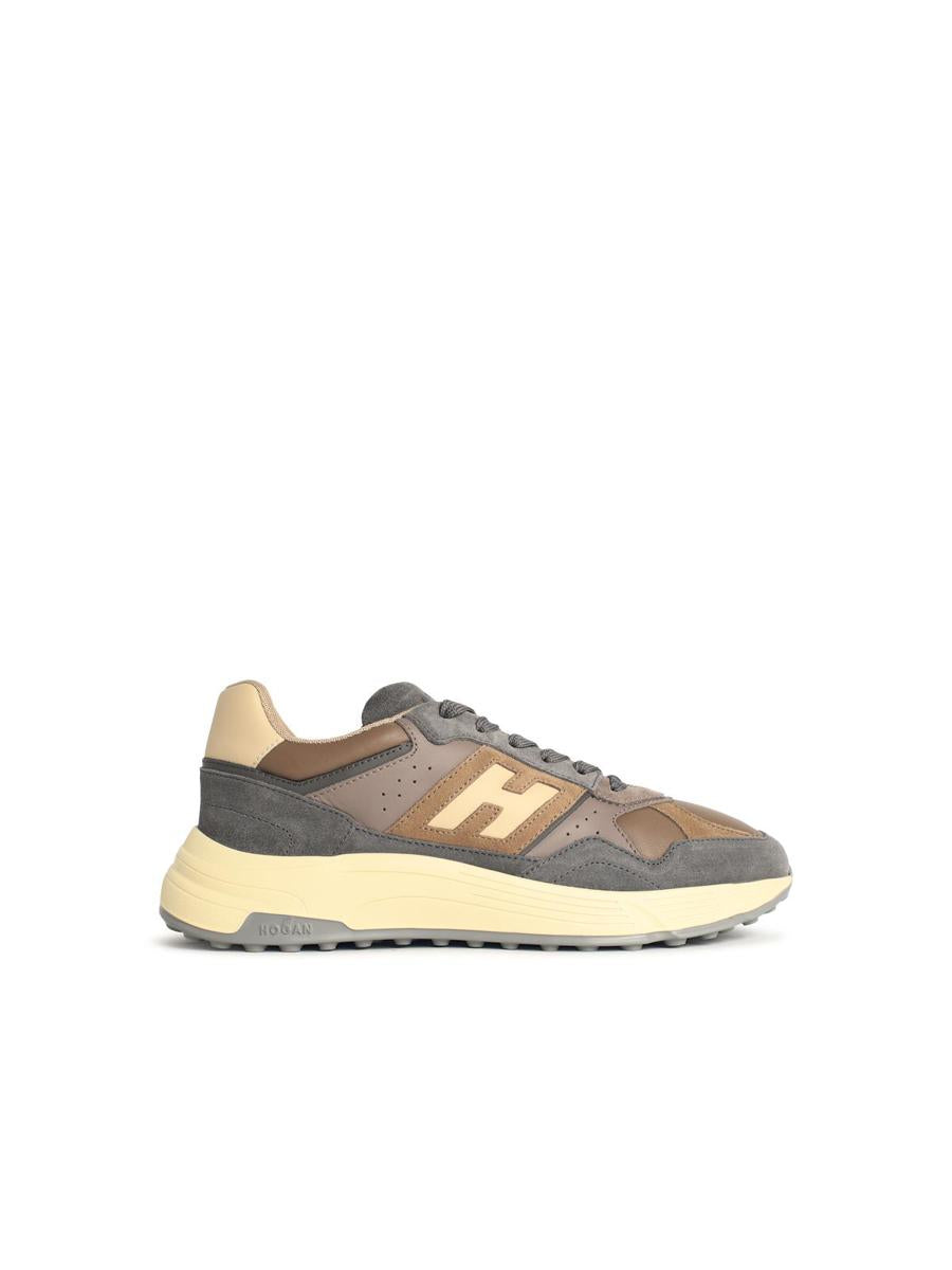 Hogan „Hyperlight“ Mehrfarbige Ledersneaker
