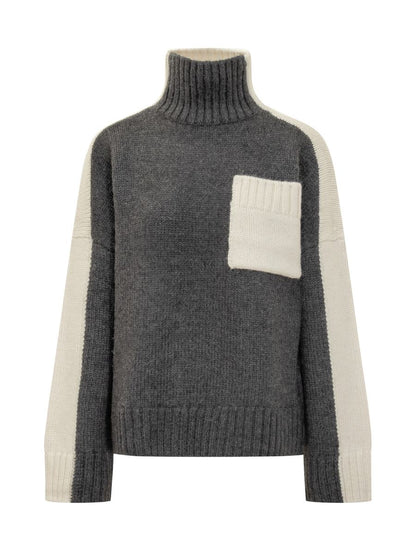 JW Anderson – JW Anderson – Pullover mit kontrastierender Tasche