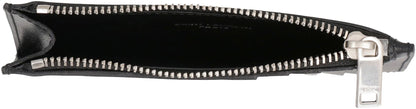 Saint Laurent Kartenetui aus glattem Leder