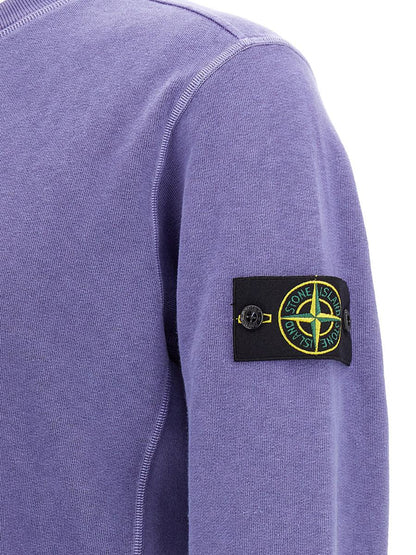 Sweatshirt mit Logo-Aufnäher von Stone Island