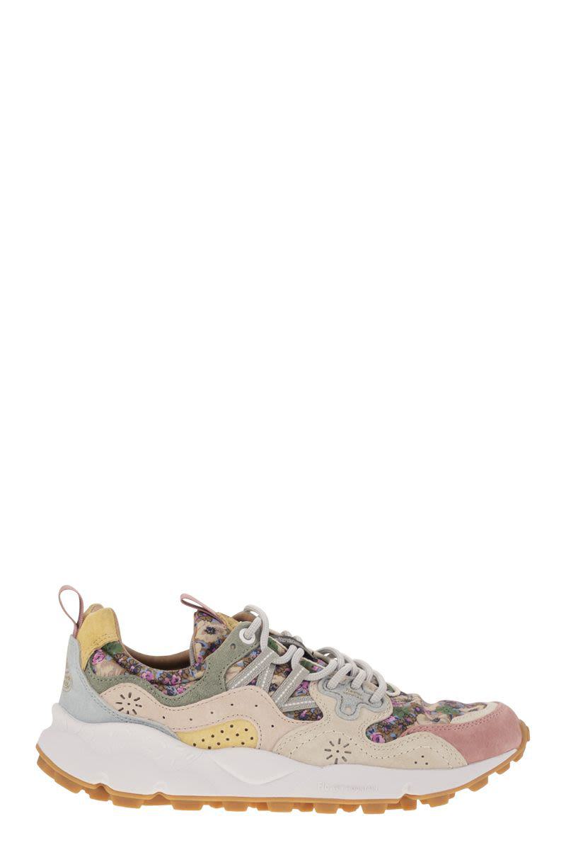 Flower Mountain Yamano 3 - Sneakers aus Wildleder und Funktionsgewebe