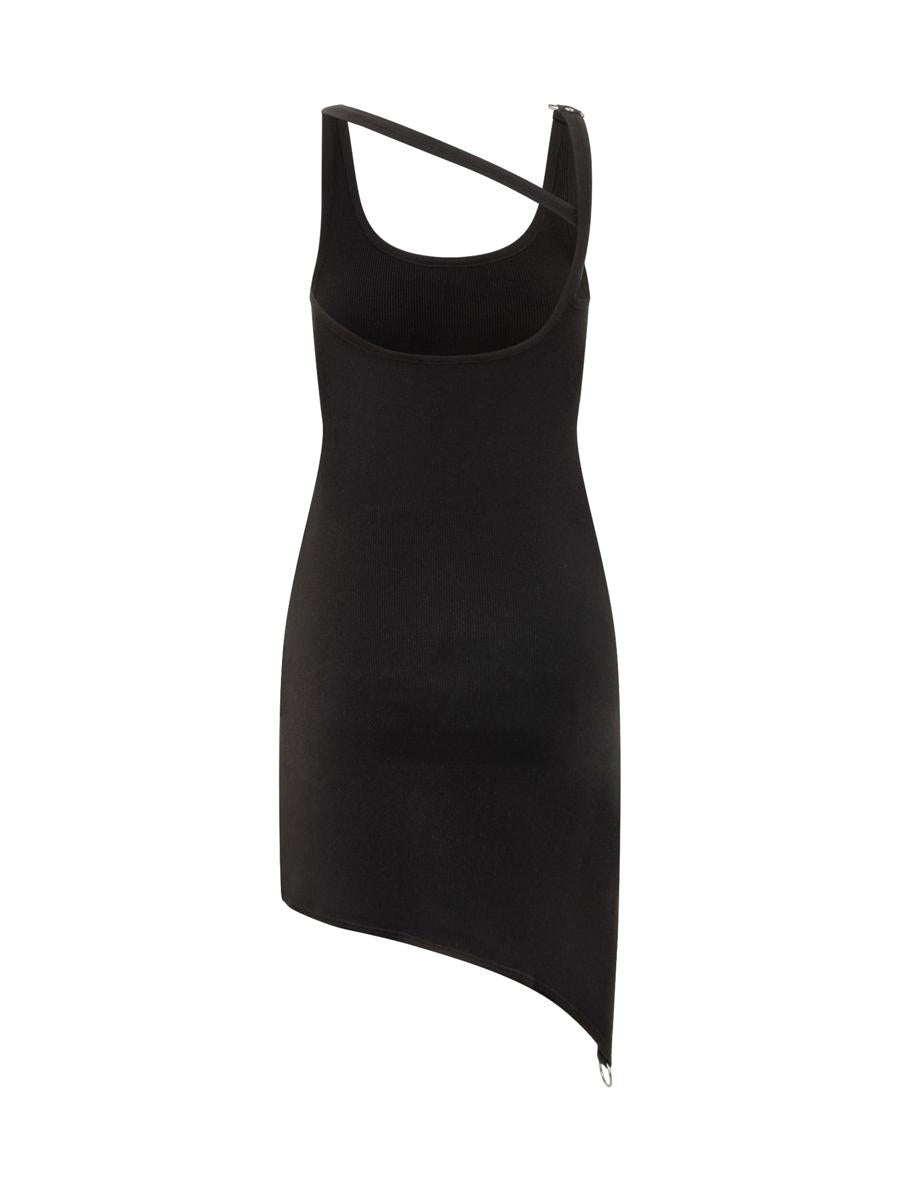 Courrèges Courrèges Asymmetrisches schwarzes Kleid
