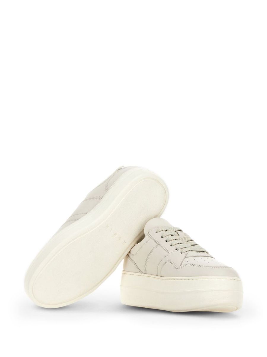 Hogan – Hellbeige Sneakers aus Kalbsleder