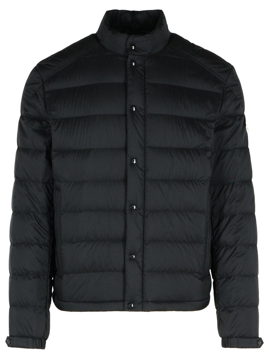 Moncler „Selves“ schwarze Daunenjacke aus Polyamid