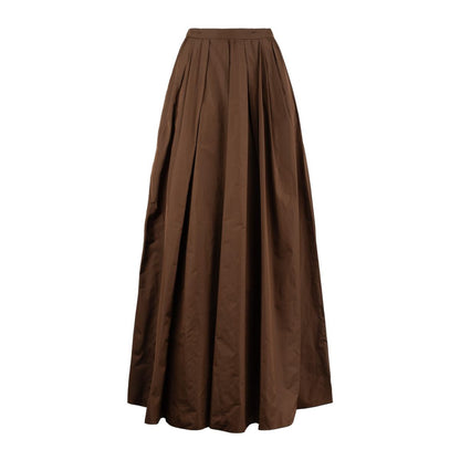 Max Mara – Langer Rock aus Seidentaft