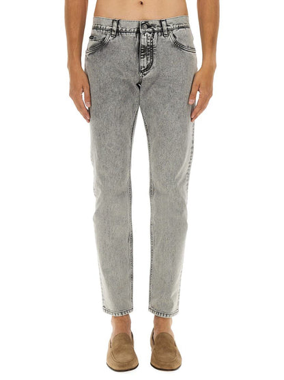 Dolce &amp; Gabbana – Regular-Hose aus Baumwolle