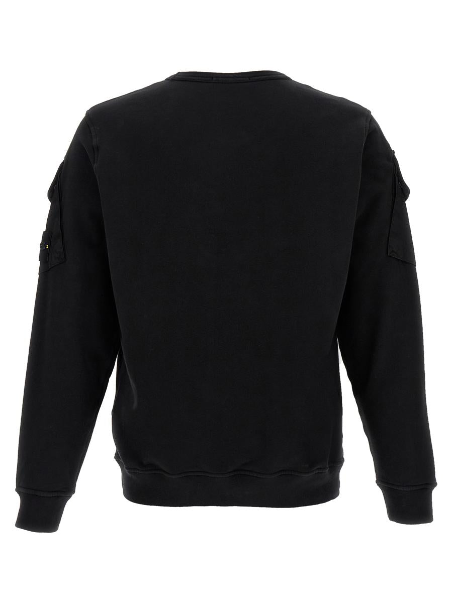 Sweatshirt mit Logo-Aufnäher von Stone Island