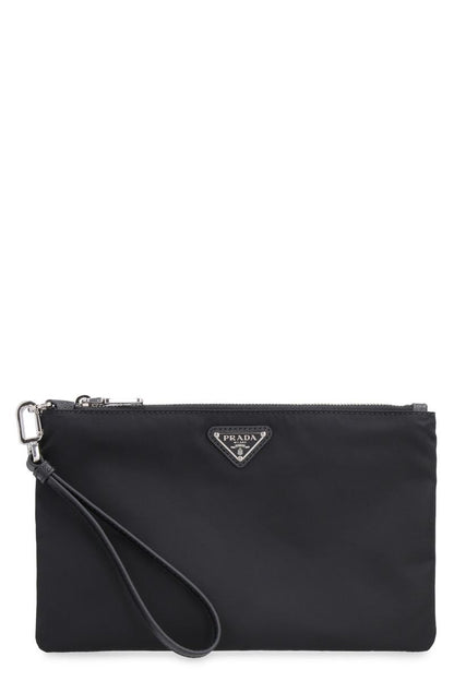 Prada – Beuteltasche aus Re-Nylon mit Logo