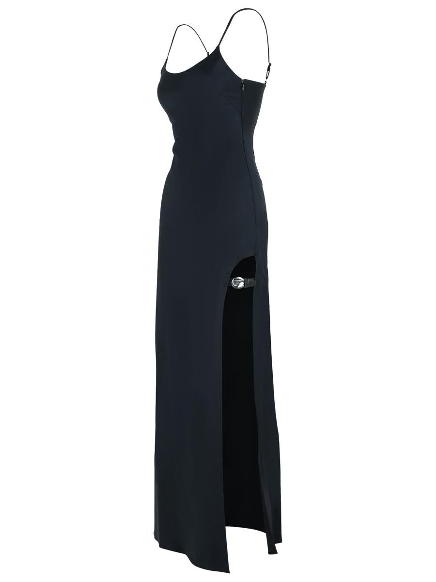 Schwarzes Kleid aus Baumwollmischung von Coperni