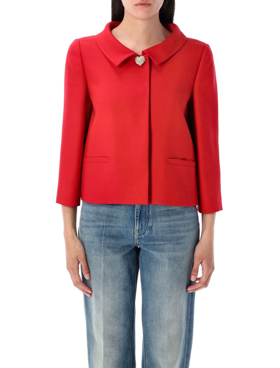 Valentino Garavani Krepp-Couture-Jacke