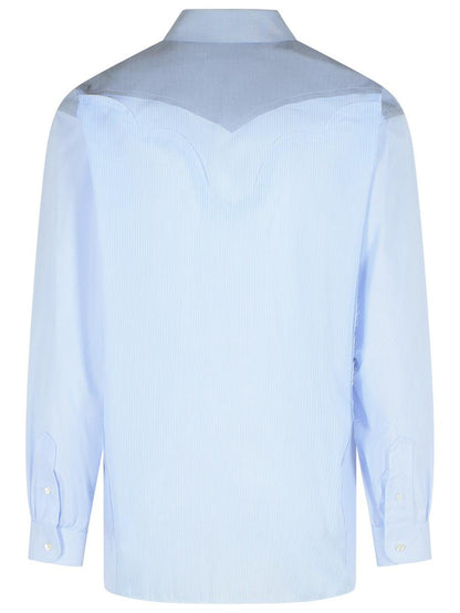 Maison Margiela Hellblaues Baumwollhemd