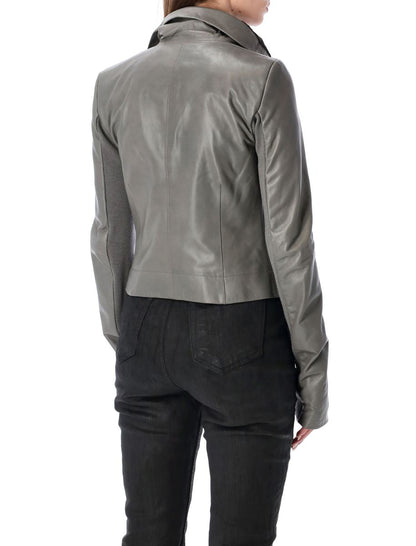 Rick Owens Lammlederjacke