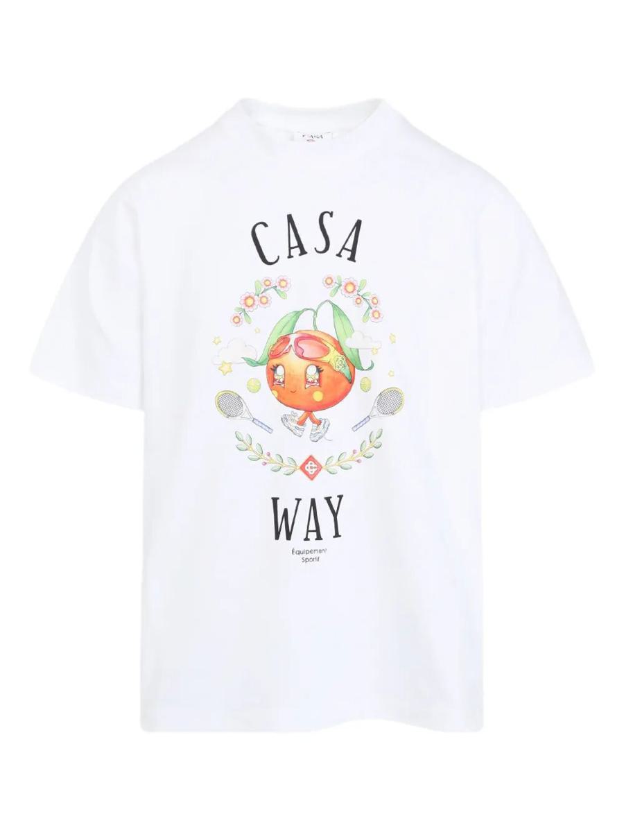 Casablanca „Home Way Kawaii“ bedrucktes T-Shirt