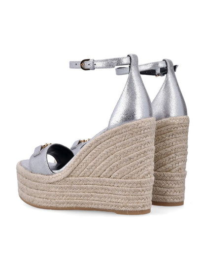 Versace Medusa '95 Keilsandalen aus Leder