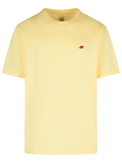 Braunes Baumwoll-T-Shirt von New Balance