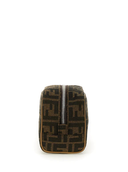 Fendi Beauty Case "Ff" Jacquard Klein