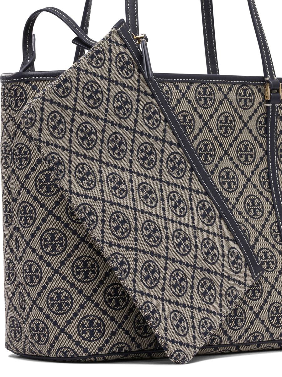 Tory Burch Kleine Tragetasche mit Reißverschluss und T-Monogramm