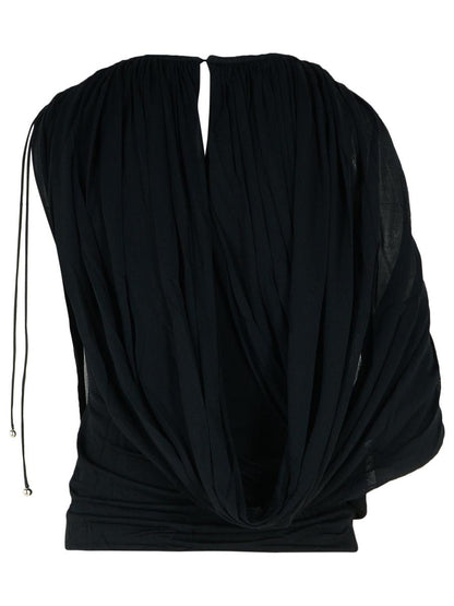 Lanvin „Draped“ Oberteil aus Viskosemischung