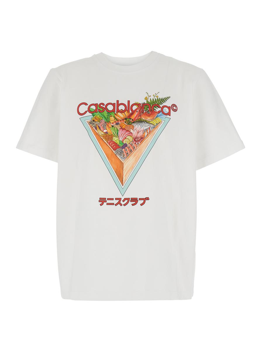 T-Shirt mit Tennis Club-Symbol-Print