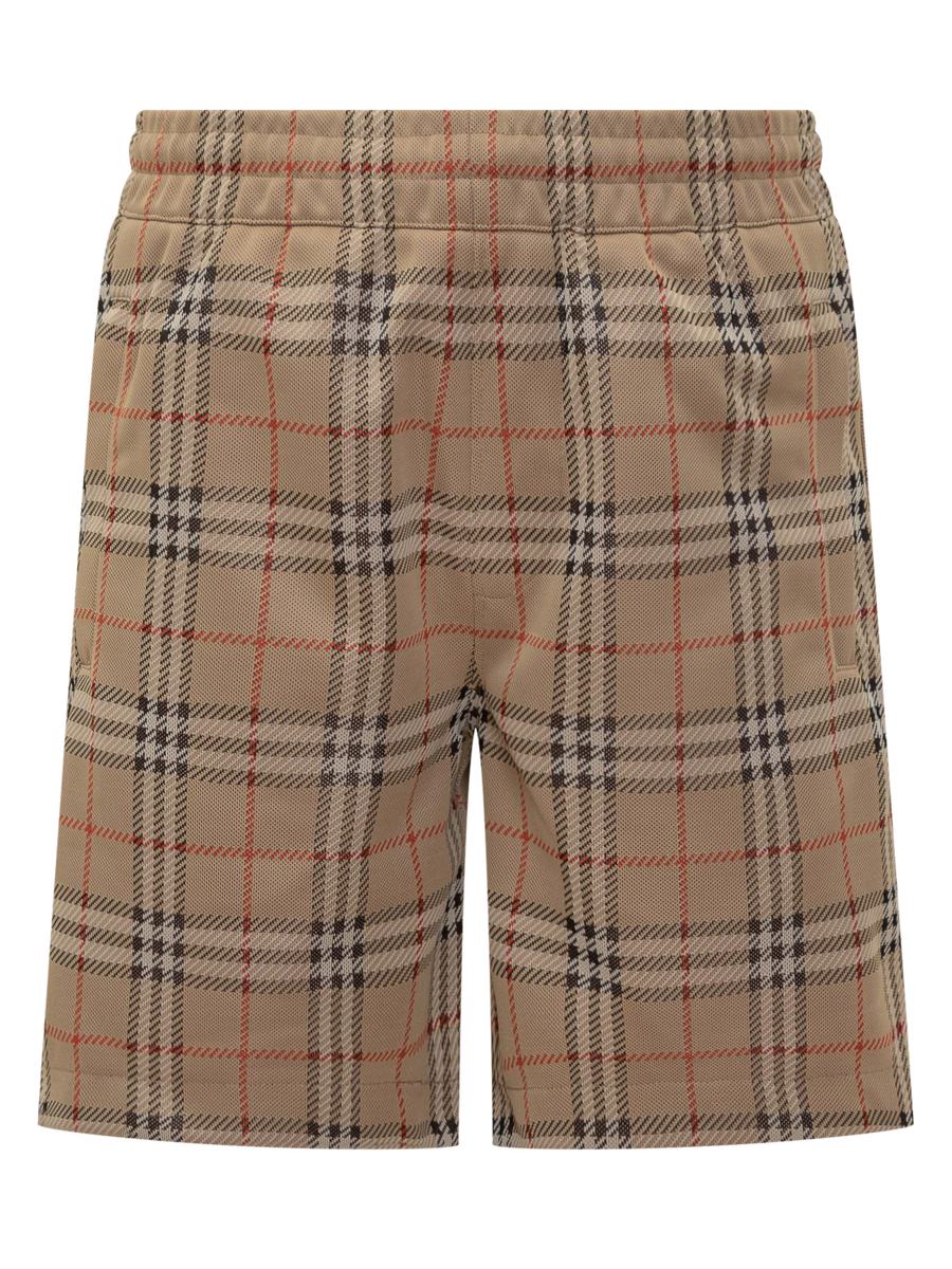 Burberry Burberry Herren Beige karierte Shorts