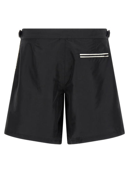 Brunello Cucinelli Badeanzug mit Logo