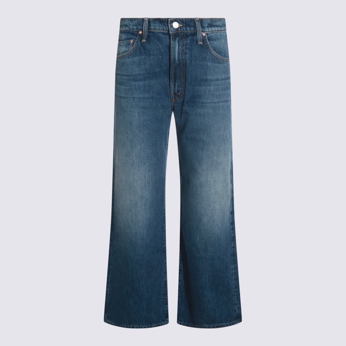 Blaue Baumwoll-Denim-Jeans von Mother