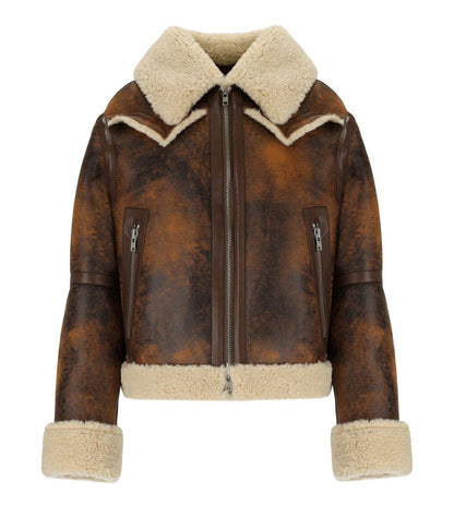 Stand Studio Lessie Braune Jacke