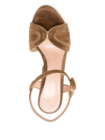 Gianvito Rossi Sandalen Leder Braun