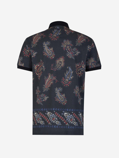 Etro Poloshirt mit Paisley-Motiv