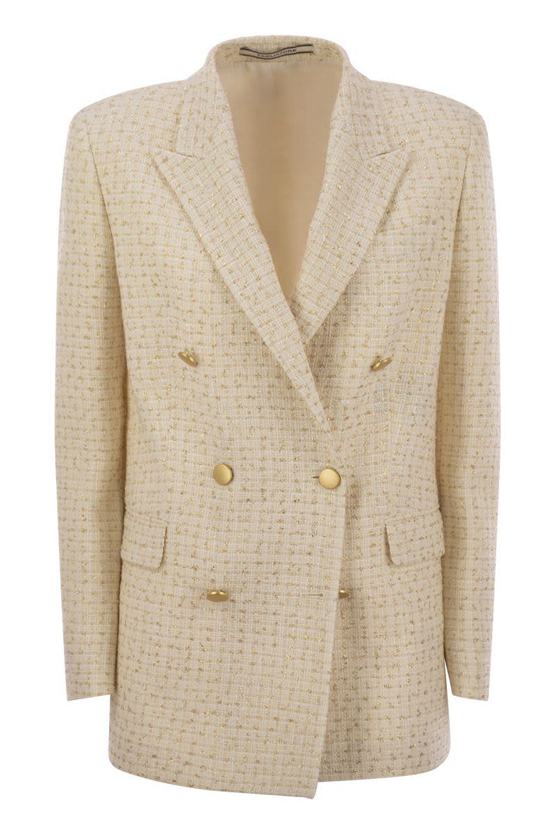 Tagliatore Zweireihiger Blazer aus Baumwollmischung