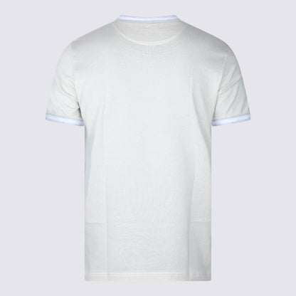 Eleventy – T-Shirt in Beige und Grau