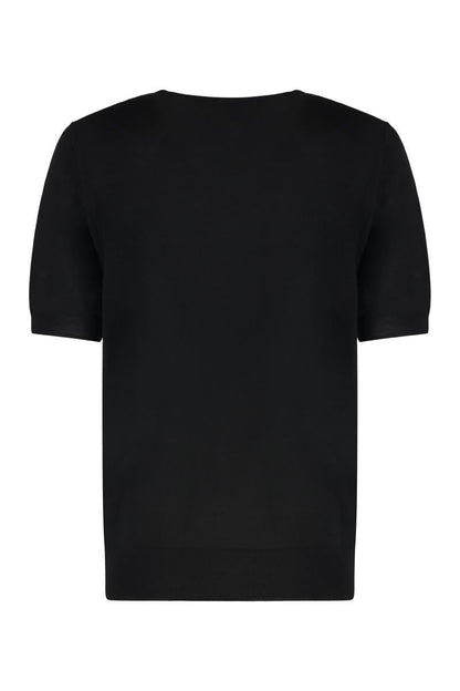 PAROSH Linfa Pullover mit Rundhalsausschnitt aus Wollmischung