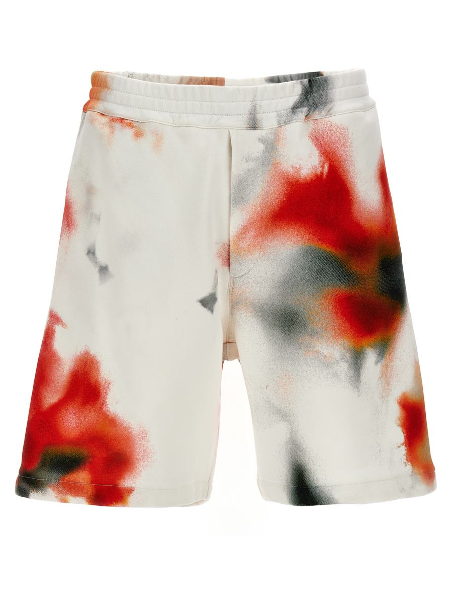 Alexander McQueen „Obscured Flower“-Bermudashorts