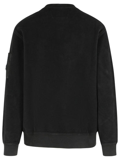 Schwarzes Baumwoll-Sweatshirt von CP Company