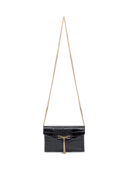 Elisabetta Franchi Elisabetta Franchi Clutch-Tasche mit Krokodileffekt
