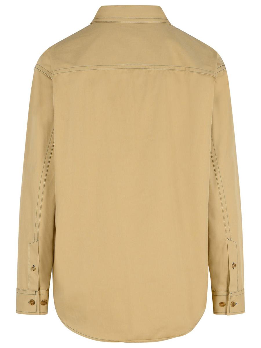 Off-White „Over“ Beige Baumwollhemd