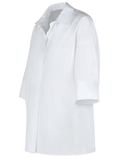 PAROSH Weißes Baumwollhemd