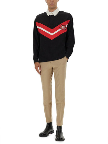 Hugo Boss – Poloshirt mit Logo im College-Stil